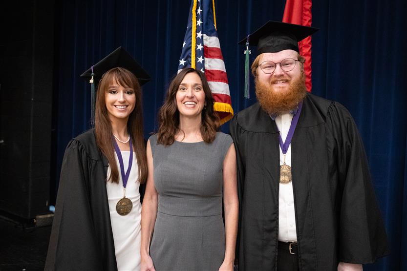 Students celebrate graduating
